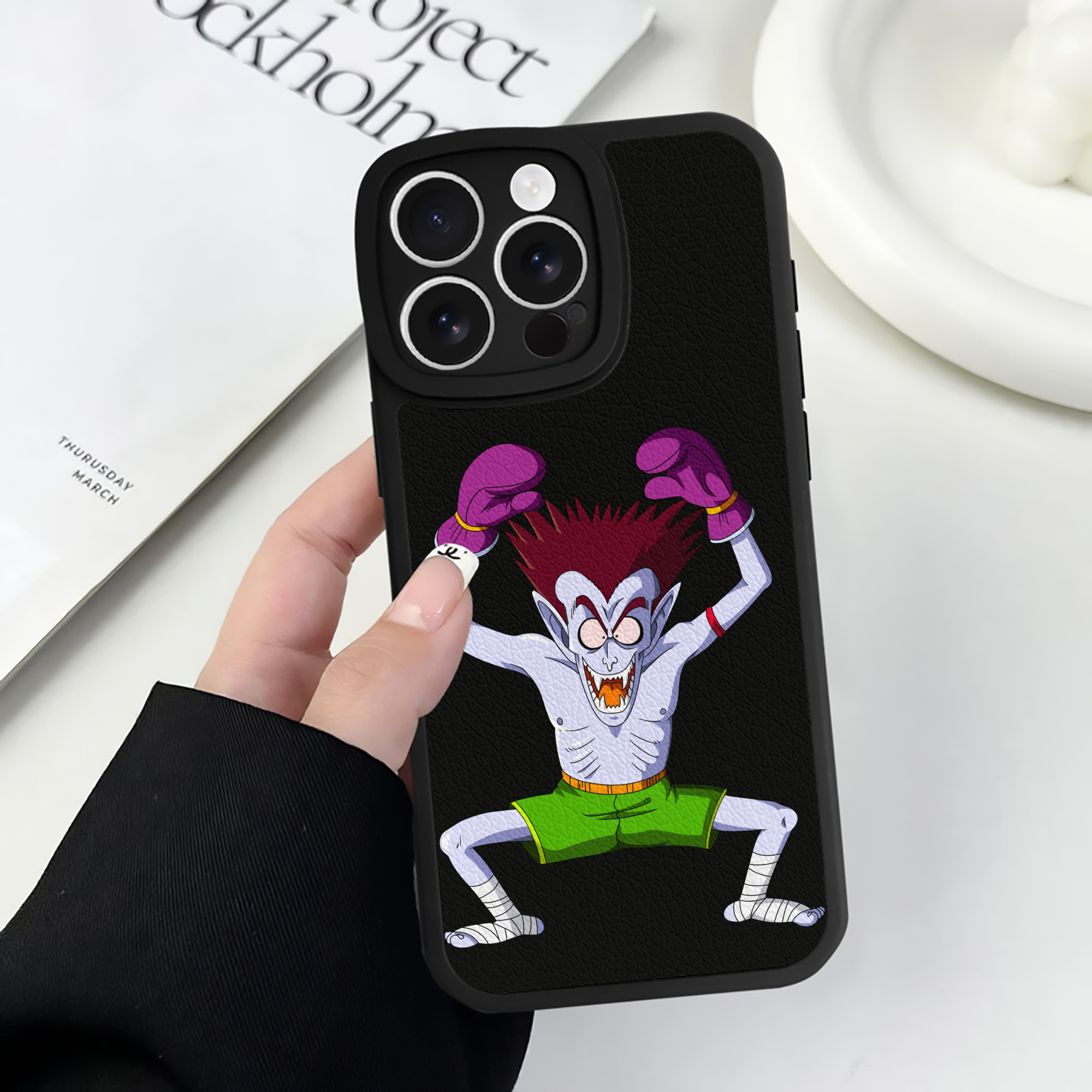 （画像用） ドラゴンボール DRAGON BALL 【iPhone 16シリーズ対応】シリコンスマホケース（レザー調） 材質：シリコン